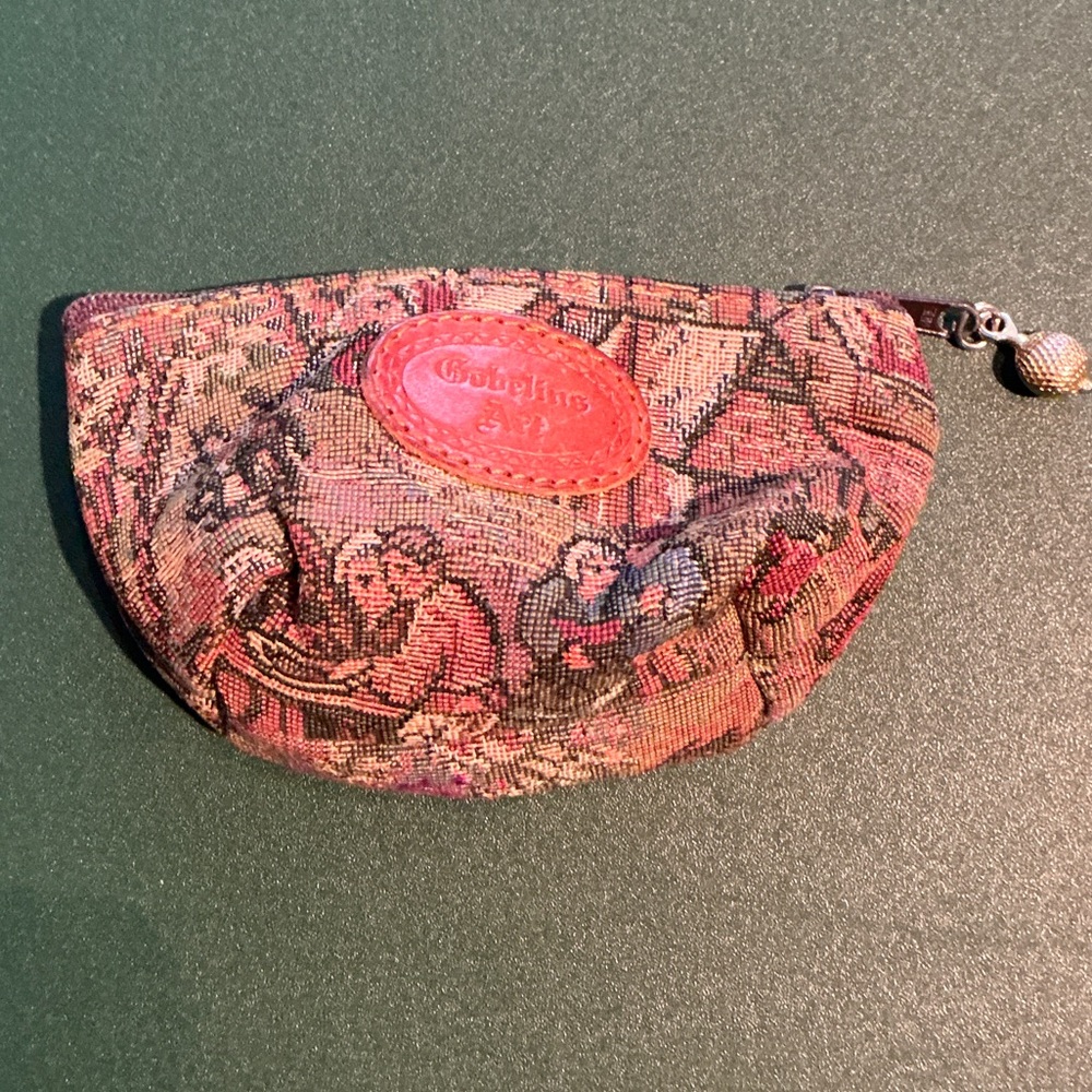 Gobelins Art Tapestry Coin Purse Never Used